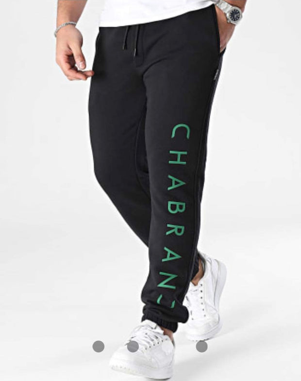 Pantalon ou veste ou ensemble noir et vert Chabrand