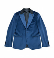 Veste en velours UNGARO bleu