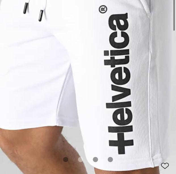 SHORT HELVETICA KILIAN WHITE