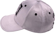Casquette blanche satin