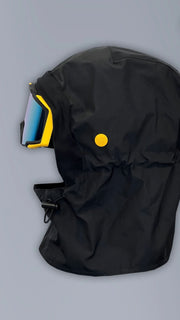 Masque DOUBLE HOOD NOIR JAUNE ME22