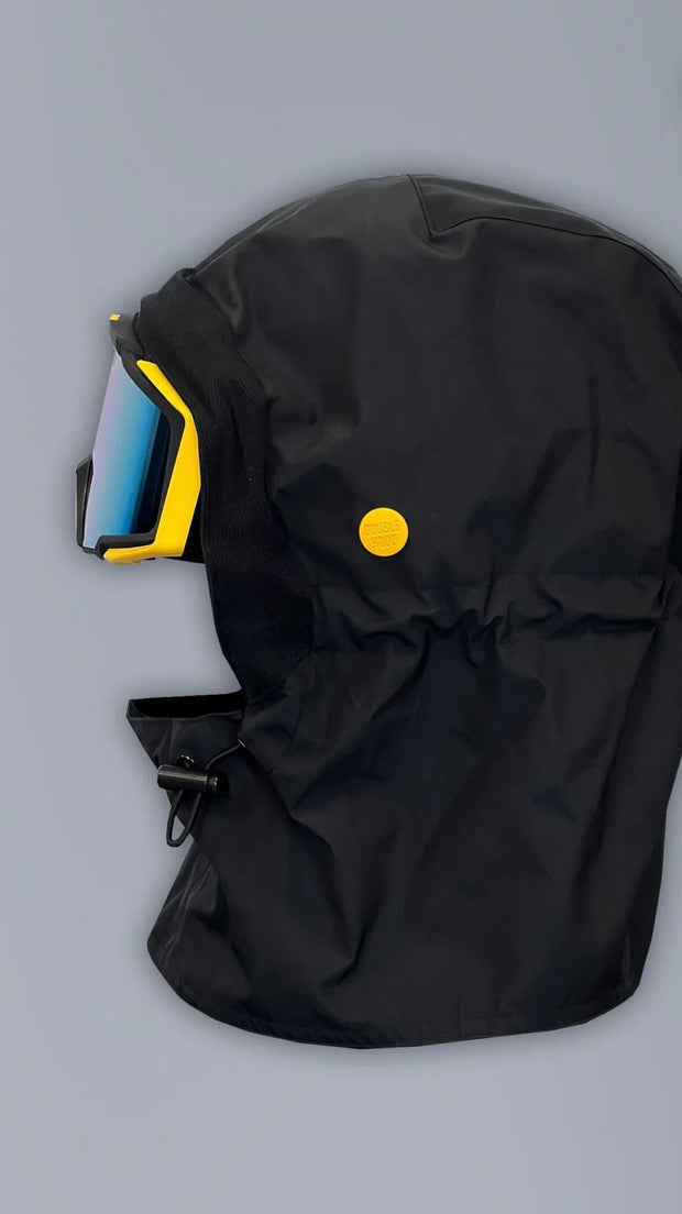 Masque DOUBLE HOOD NOIR JAUNE ME22