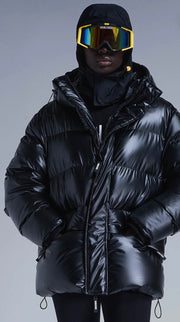 Masque DOUBLE HOOD NOIR JAUNE ME22