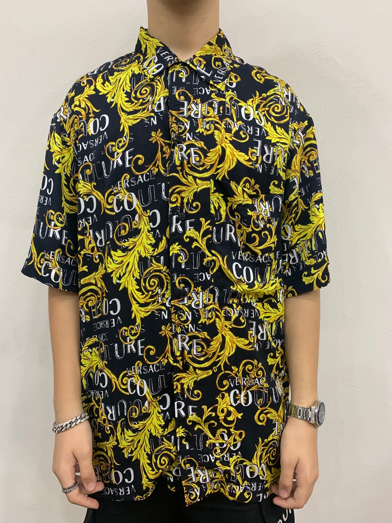 Chemise manches courtes VERSACE DUMONDE