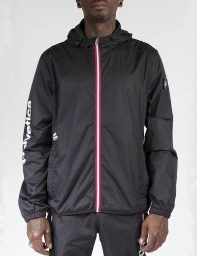 COUPE VENT COURT HELVETICA BIARRITZ BLACK