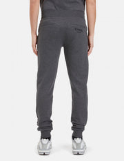 MEN'S GREY CARRY OVER SLIM FIT JOGGING PANTS WITH EMBROIDERED HERITAGE LOGO