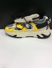 Basket WHITE AND YELLOW ICEBERG SNEAKERS WITH POCKET