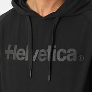 Hoodie Helvetica Bruges black