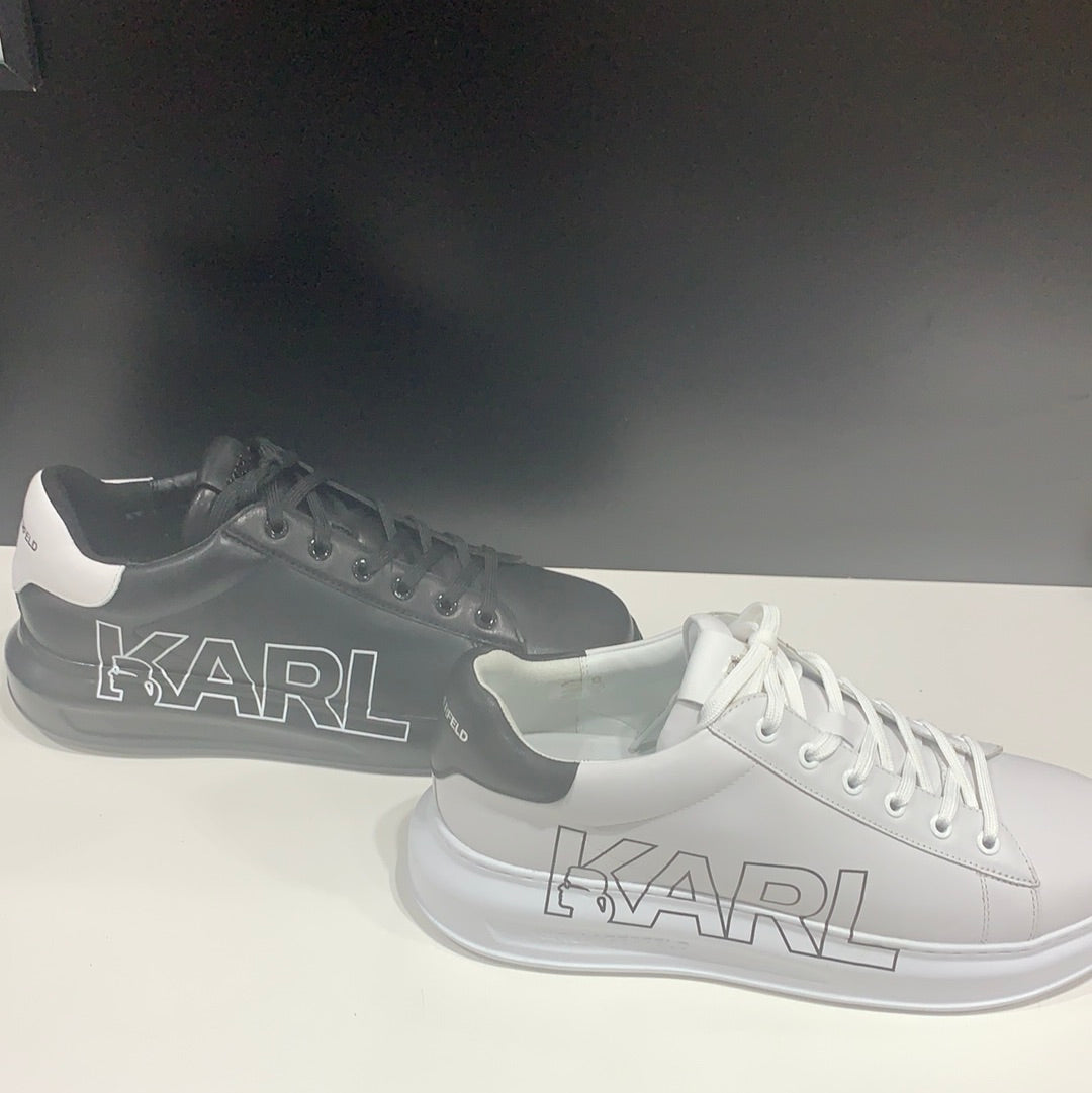 Basket blanche karl lagerfeld best sale