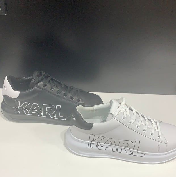 Basket Karl Lagerfeld blanche et noir